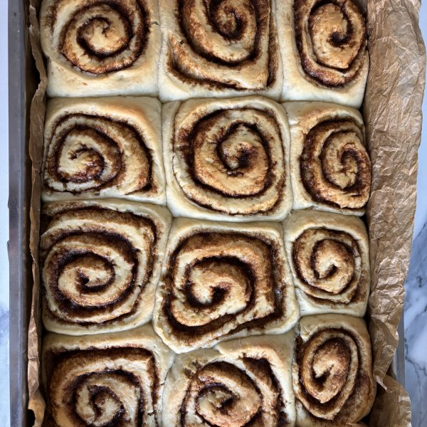 Canadese kaneelbroodjes met roomkaas