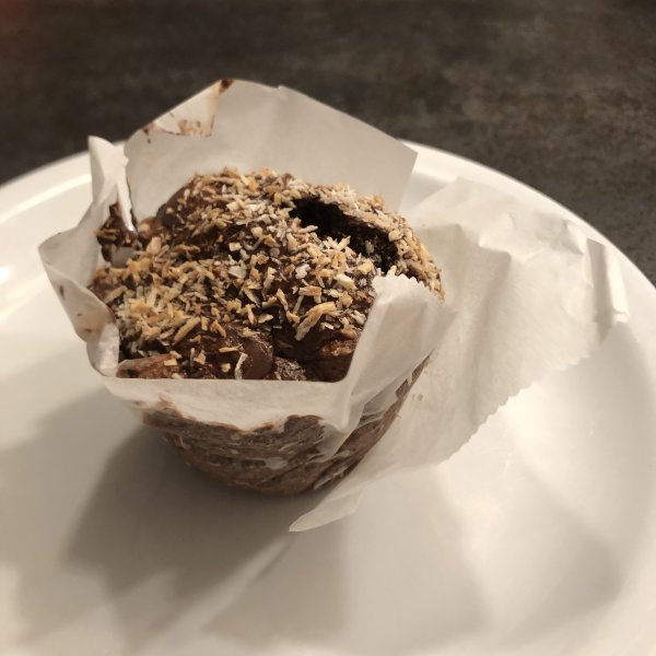 Cupcake met chocolade en kokos maar dan anders